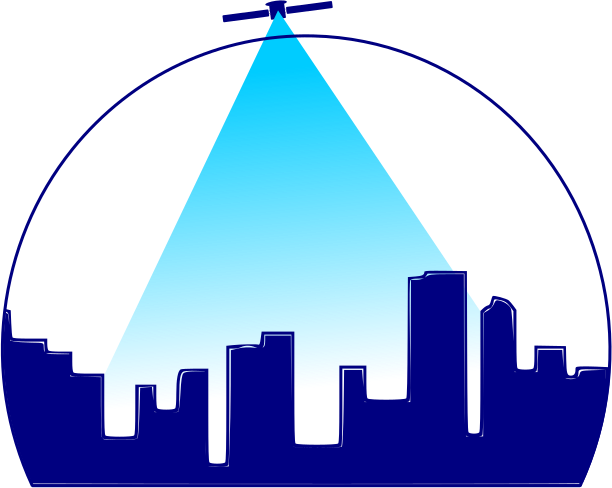 Terrestrial & Space Engineering Logo showing orbit and coverage